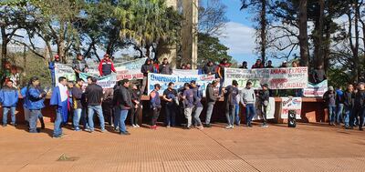 La manifestación se da luego de varios asaltos registrados durante los últimos meses en perjuicio de transportadores.
