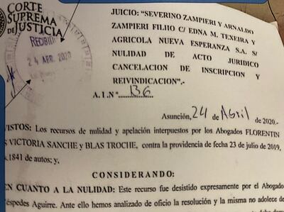 El AI N° 136 es el que se habría antedatado, según la denuncia presentada