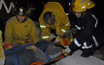 Cada fin de semana, el nosocomio se llena de víctimas viales que  obliga  a ajustar hasta el quirófano como sala de terapia.