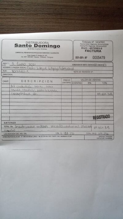 propietarios de la firma Santo Domingo aseguran que facturas fueron clonadas pro la ONG CIAP