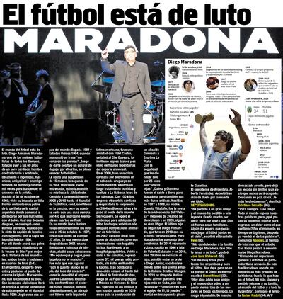 El fútbol está de luto