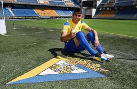 Santiago Arzamendia, 23 años, tendrá en Cádiz su primera experiencia en el fútbol europeo.