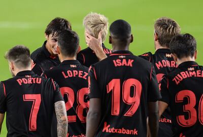 Real Sociedad goleó al Betis de Tony Sanabria.