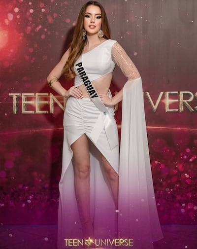 La encarnacena Alexhia Bartumeus se encuentra en Nicaragua hace varios días representando a Paraguay en el certamen Miss Teen Universe Internacional.