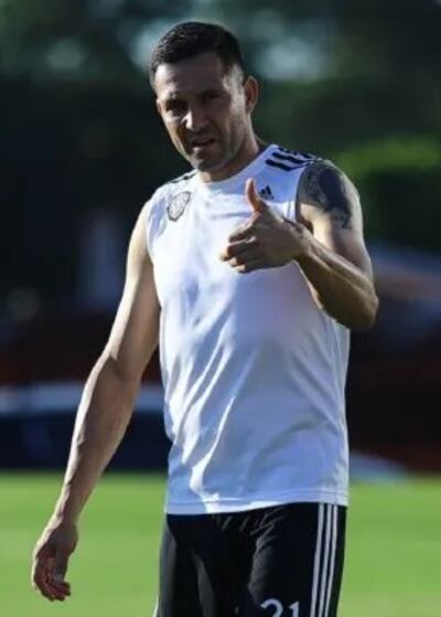 Antolín Alcaraz Viveros (39 años), defensor de Olimpia.