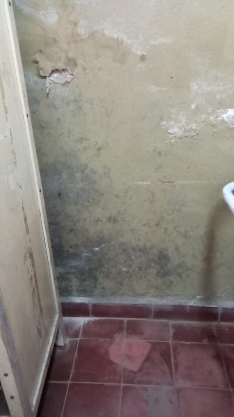 En horrenda situación se encuentra el dispensario. 