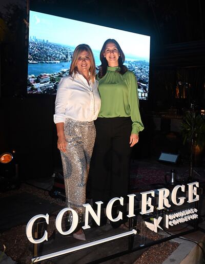 Mónica Costa Barriocanal y Adriana López durante la presentación oficial de Concierge, que llega para llenar la necesidad de clientes que requieren mayor cuidado y detalle.