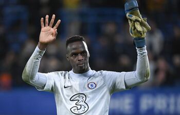 Edouard Mendy, arquero senegalés del Chelsea.