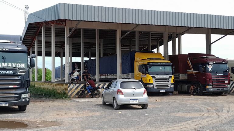Camiones que transportan bananas se encuentran en Falcón.