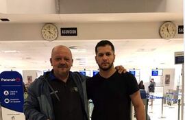 Raúl Larramendia, antes de la partida de Pedro a Colombia.