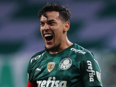 Gustavo Gómez anotó anoche el primer gol en el triunfo del Palmeiras contra São Paulo.