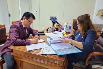 Abg. Won Suk Choi, paraguayo naturalizado, se presentó para el concurso de fiscal general del Estado.