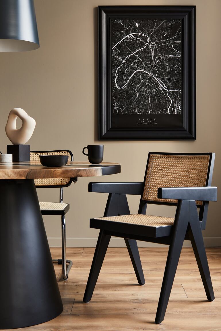 El color negro en decoración.