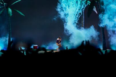 Concierto de Bad Bunny en Asunción.