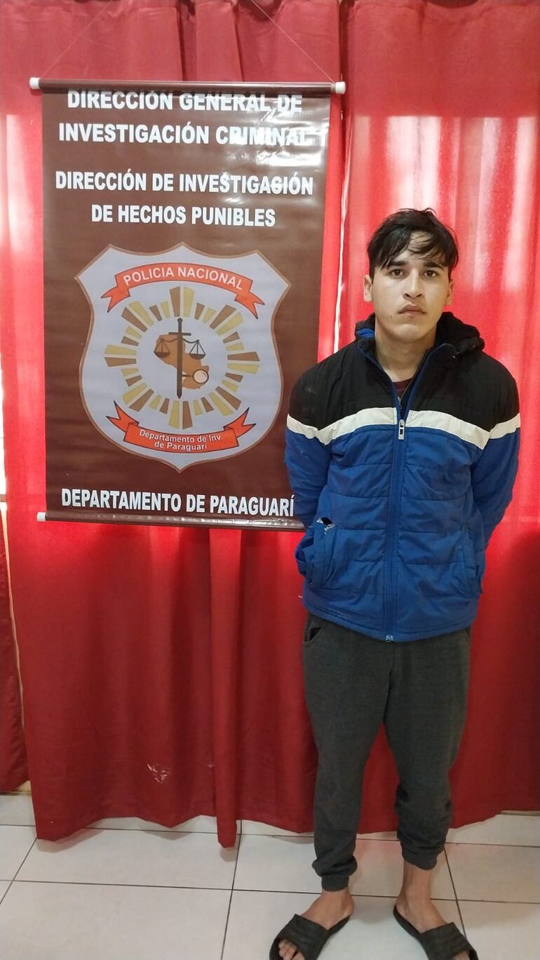 Uno de los detenidos Blás Andrés Romero Aguilera.