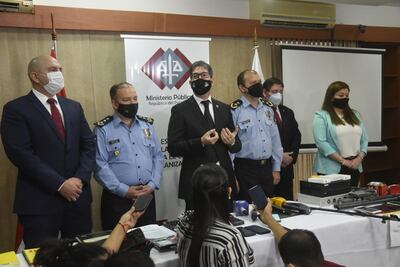 Conferencia de prensa de Fiscalía, sobre secuestro de Óscar Denis.