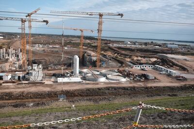 Zona de obras del Brazo Aña Cuá.