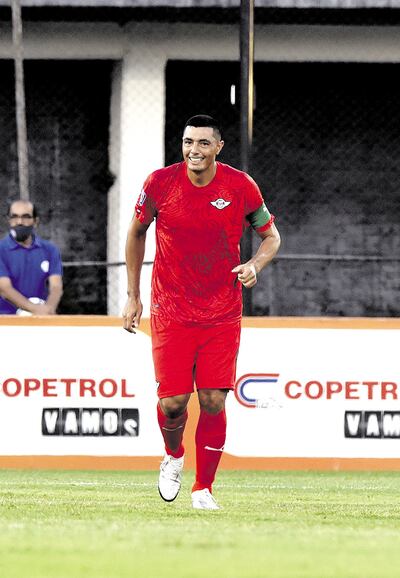 Óscar René Cardozo Marín (38 años), experimentado goleador de Libertad.