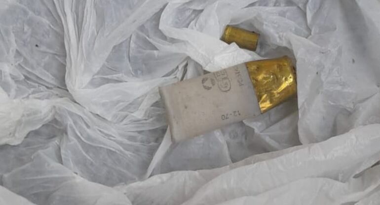 vainillas encontradas tras la balacera sobre Avenida España. Gentileza