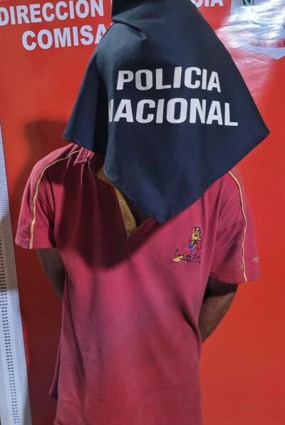 Diego Mauricio Benítez Bareiro identificado como supuesto ladrón de cables gracias a video realizado por vecina de la víctima.