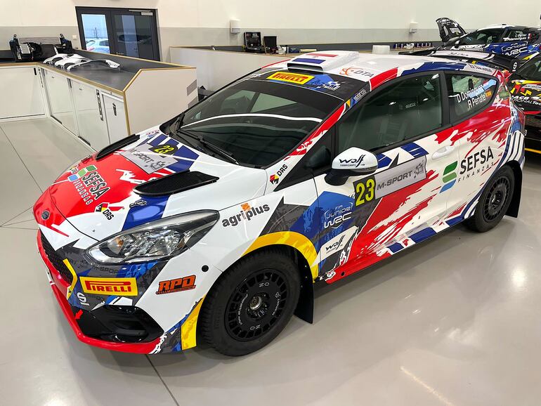 Así luce el Ford Fiesta Rally3 que utilizará nuestro compatriota Diego Domínguez.