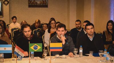 Autoridades municipales durante el foro de gestión metropolitana trinacional.