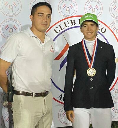 Sophia Vargas, con Catherine Z fue campeona en altura 1,30.