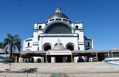 La Basílica fue elegida por el Sumo Pontífice para ser parte de la transmisión mundial.