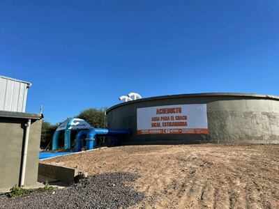 El acueducto estuvo paralizado por un mes y esta situación agravó la falta de agua en el Chaco Central.