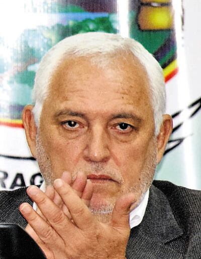 Juan Schmalko (ANR-HC), gobernador de Itapúa, cuya administración es acusada de compras con sobrecosto.