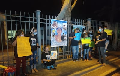 María Amada Fariña, madre de Derliz Javier Burgos Fariña, asesinado hace dos años.