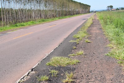 Motociclistas claman reparación de banquina de la ruta PY01 Mariscal Francisco Solano López