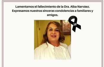 La doctora Alva Narváez de García era una persona amorosa, guapa, que daba soporte a la familia; una persona muy agradable, muy sacrificada, declaró su prima la doctora Noemí Narváez.
