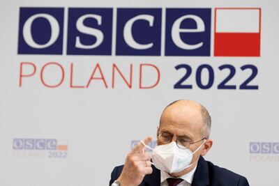 Zbigniew Rau, ministro polaco de Relaciones Exteriores y director actual de la Organización para la Seguridad y la Cooperación en Europa.