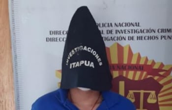 Augusto Daniel Formigli, detenido que habría confesado robo a casa parroquial en Iturbe.