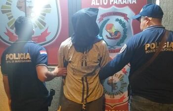 Marco Ortigoza de Oliveira fue demorado por los investigares para averiguaciones.