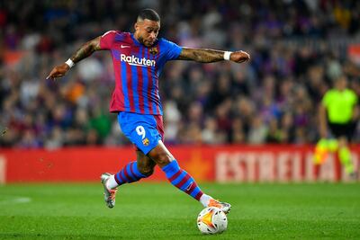 Memphis Depay, ofensivo holandés del Barcelona.