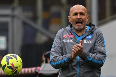 Luciano Spalletti, entrenador del Napoli que puede coronarse campeón hoy en Italia.