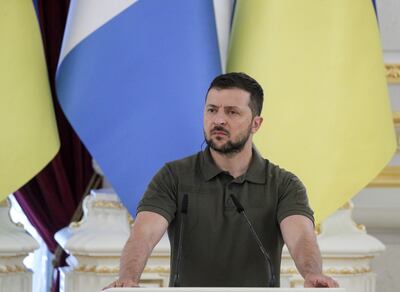 Volodímir Zelenski, presidente de Ucrania.