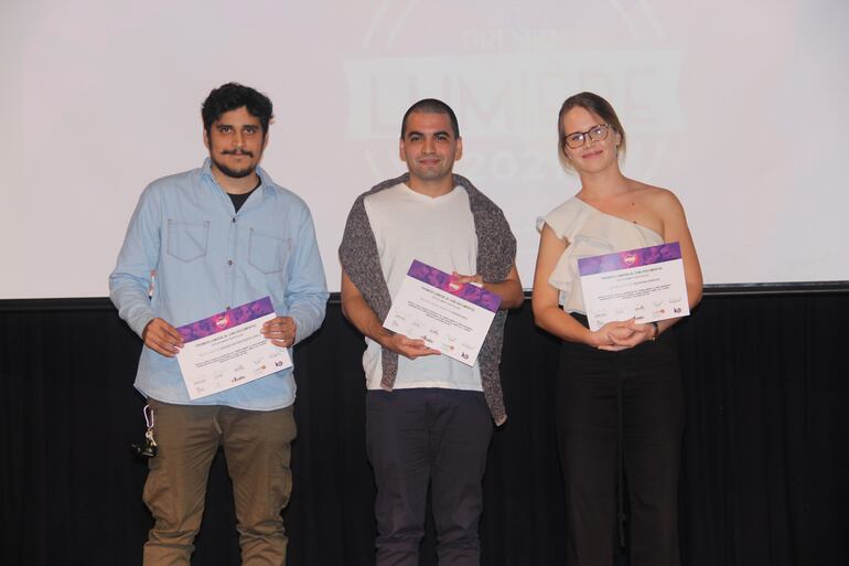 Eduardo Antonio Benítez Ayala, Gerardo Báez y Valentina Arrancedo.