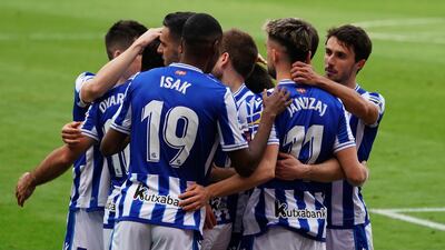 Real Sociedad goleó y sigue en puestos de clasificación a Europa