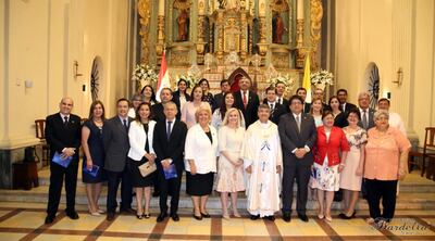 Autoridades y directivos de la Universidad Católica “Nuestra Señora de la Asunción”.