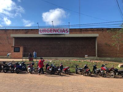 Una de las entradas al hospital regional de Concepciòn que no cuenta con guardias de seguridad.