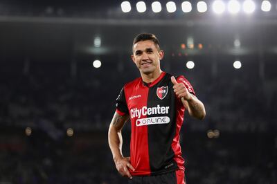 Gustavo Velázquez, zaguero paraguayo de Newell's Old Boys.