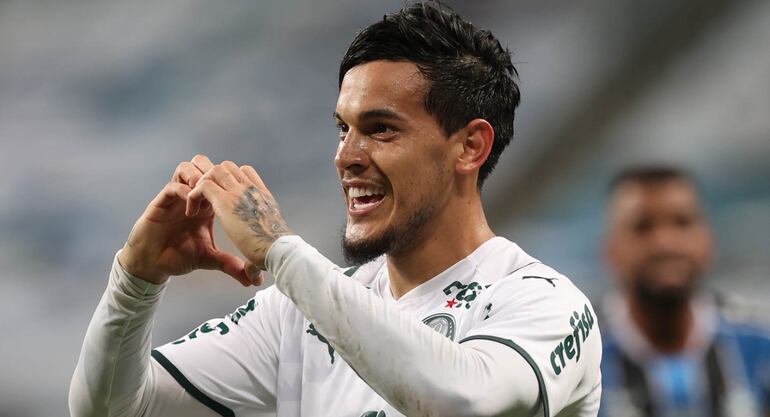 Gustavo Gómez, ingresó en el top 10 de defensores goleadores del Palmeiras de Brasil.