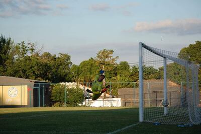 Luis Enrique González Delvalle, arquero del General Caballero de Zeballos Cue.