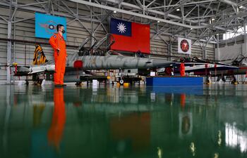 Base militar en Taitung, Taiwan. El gobierno democrática de la isla denunció nuevas incursiones de la China continental.