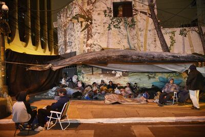 FERNANDO ROMERO 09-08-2021  ECONOMIA CAMPESINOS E INDIGENAS QUE VIENEN PARA UNA REUNION MAÑANA MARTES CON EL MINISTRO DE AGRICULTURA ACAMPAN CERRANDO EL MOCROCENTRO DE ASUNCIÓN