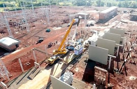 Está en marcha la construcción de la subestación Yguazú, que prevén que estará lista en diciembre de este año.