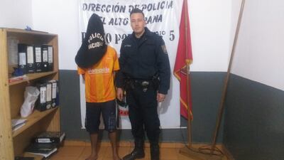 Dionicio Duarte Godoy fue detenido tras ser reconocido mediante el circuito cerrado del local comercial.
